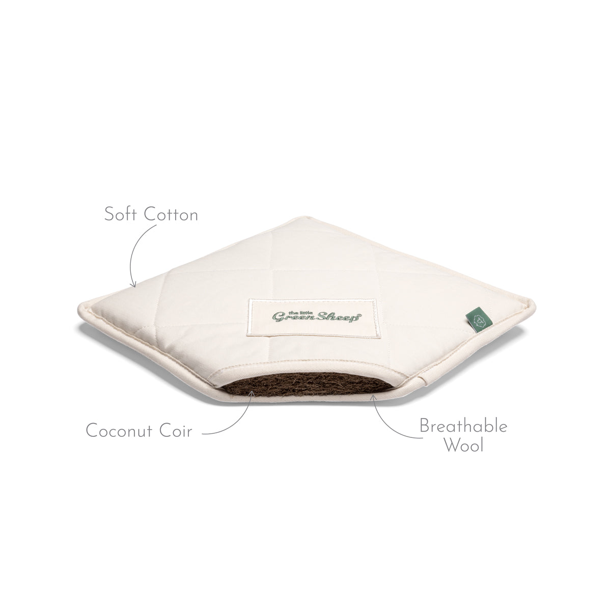 The Little Green Sheep Snuzpod4 - LGS Natural Mattress  - Hola BB