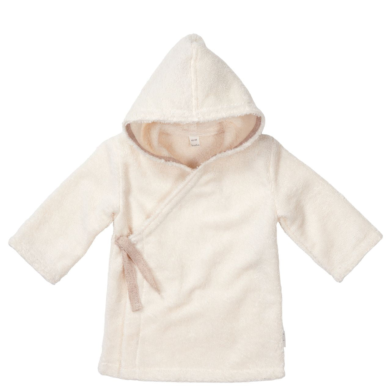 Koeka Baby Bathrobe 62/68 / Warm White - Hola BB