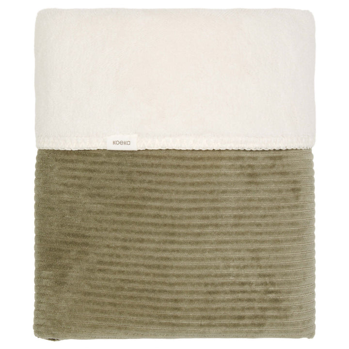Koeka Teddy Blanket Vik Crib / Moss - Hola BB