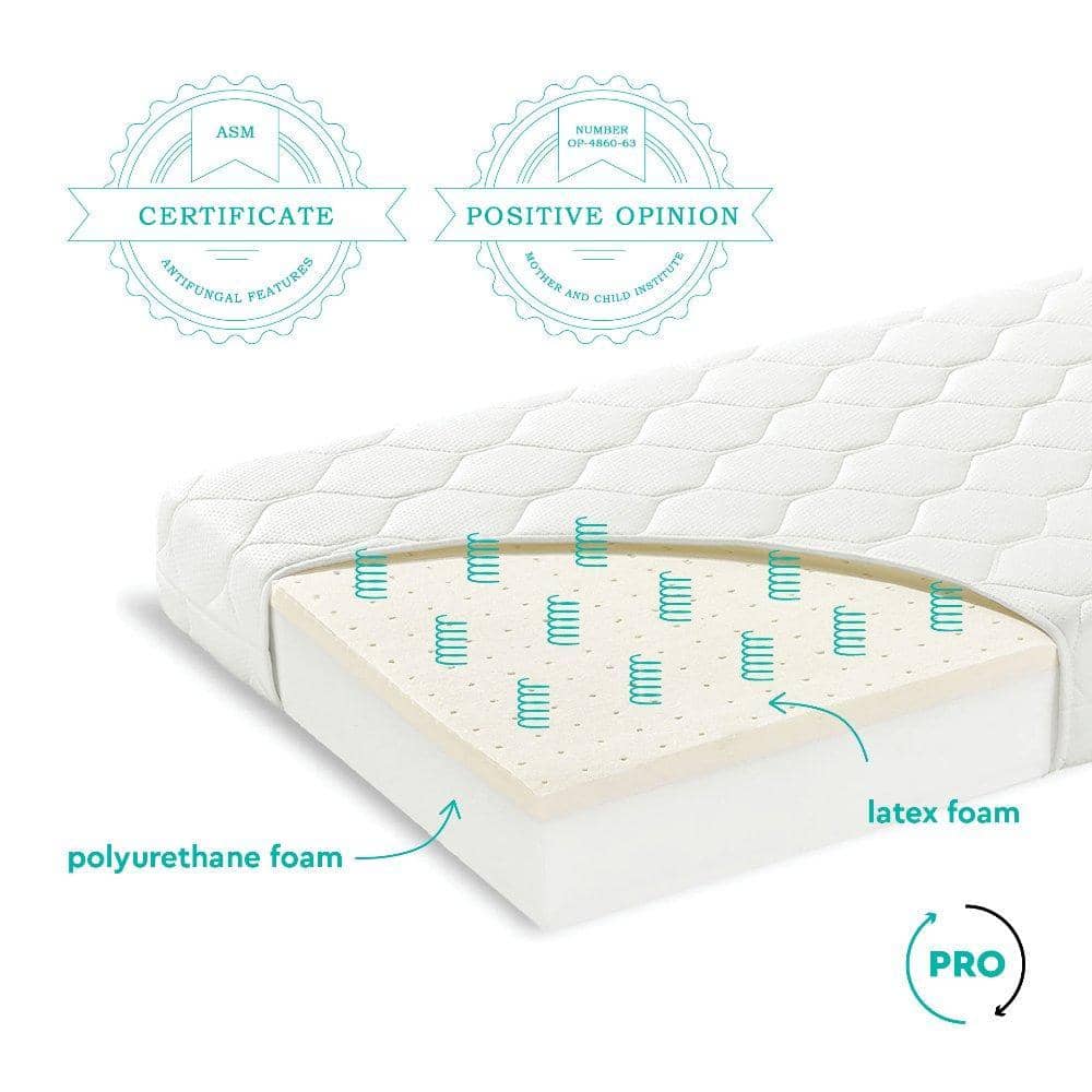 Woodies Premium latex junior mattress 80x160cm  - Hola BB