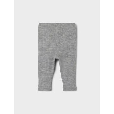 Lil' Atelier Fable Wool Leggings - Grey Melange  - Hola BB