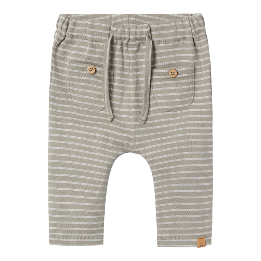 Lil' Atelier Lajos Regular Pant - Laurel Oak  - Hola BB