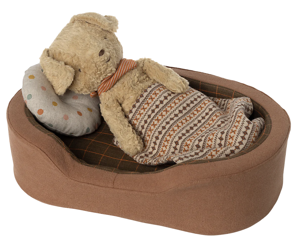 Maileg Maileg Medium cosy basket Brown - Hola BB