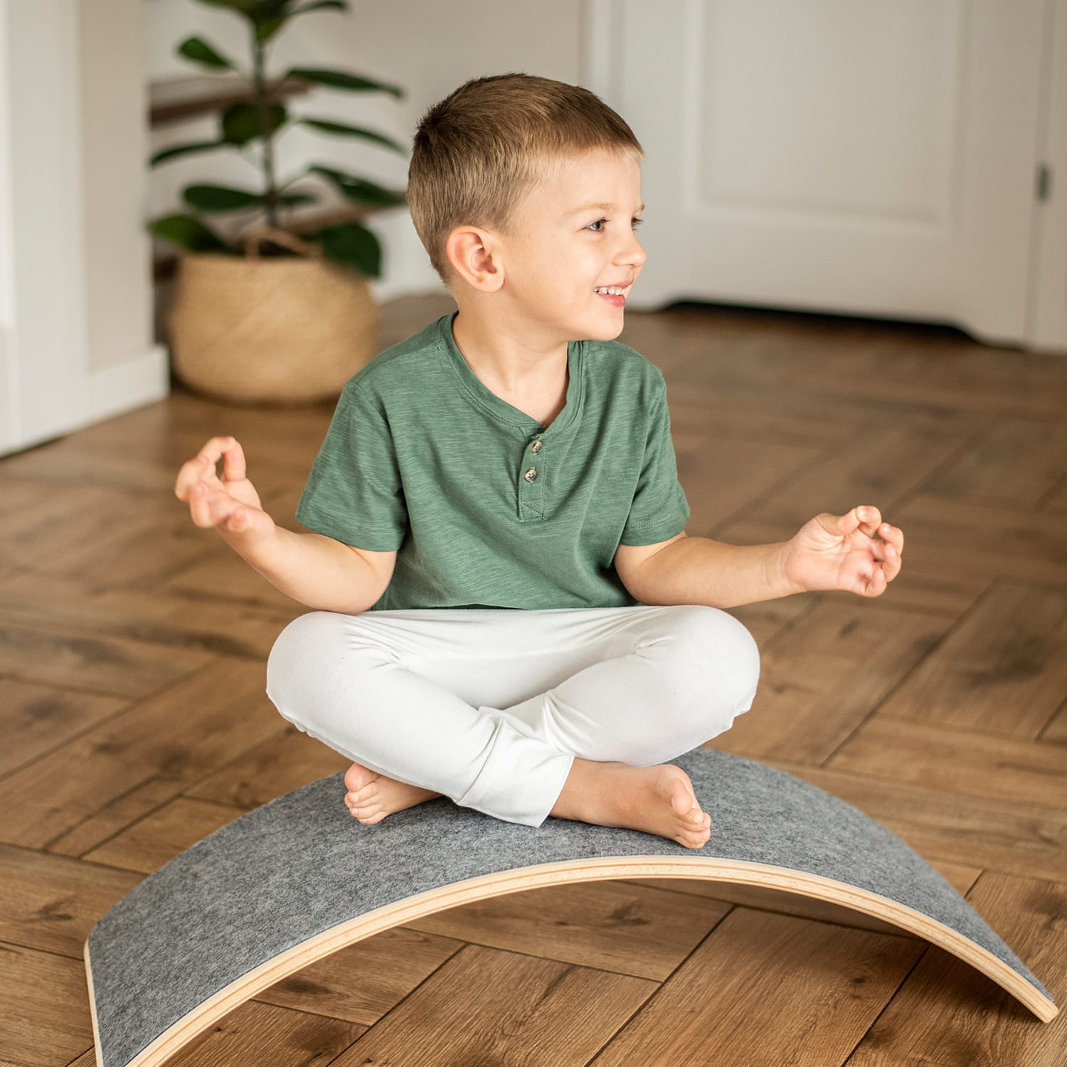 Meow Baby Wooden Balance Board  - Hola BB