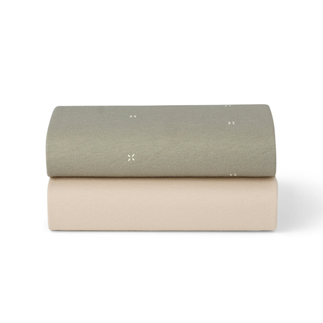 2 pack fitted sheets - Snuzpod & Crib