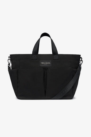 Tiba + Marl CANVAS POCKET TOTE Black - Hola BB