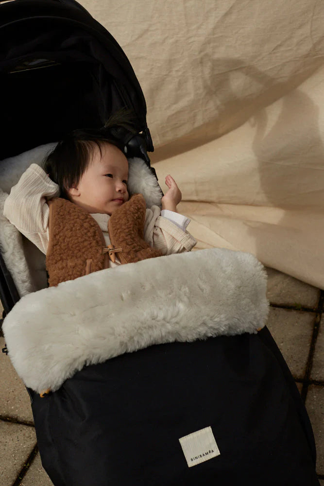 BINIBAMBA Sheepskin Puffmuff  - Hola BB