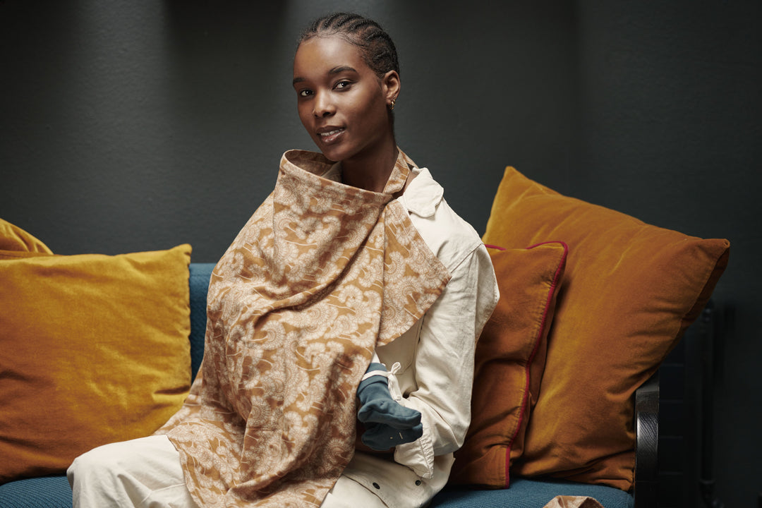 Lemej Amsterdam - Amningssjal i ekologisk bomull