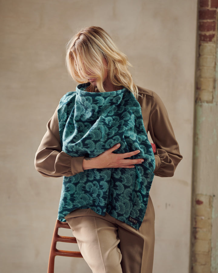 Lemej Amsterdam - Wool-silk Blend Feeding Shawl