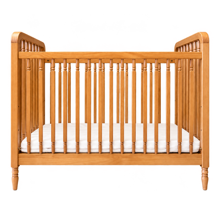 Lit à barreaux Heritage Vintage + barrière junior - coloris Honey
