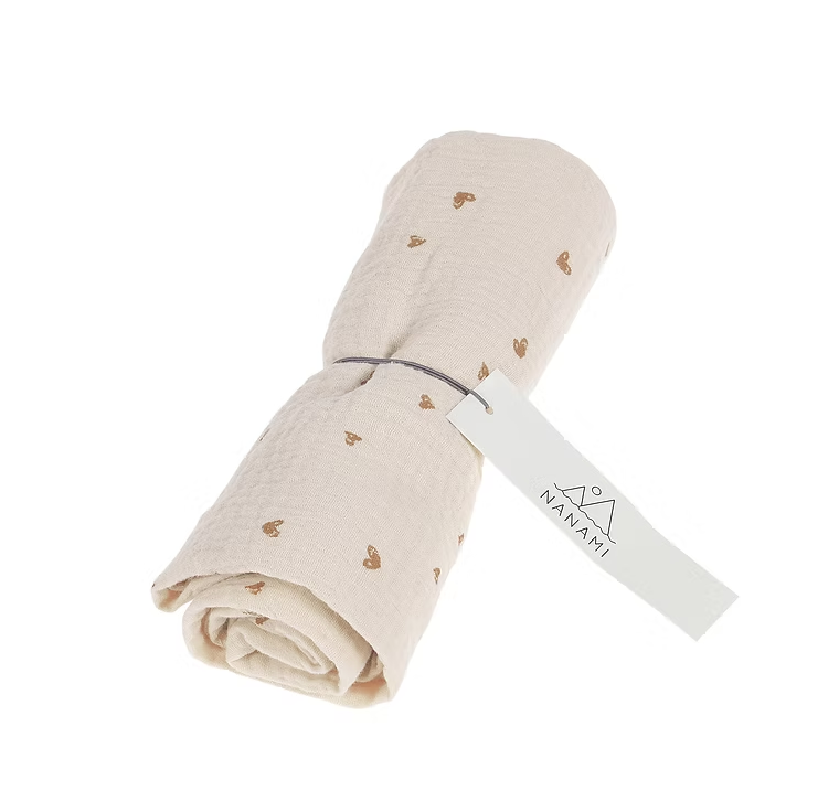 Hartjes print inbakerdoek