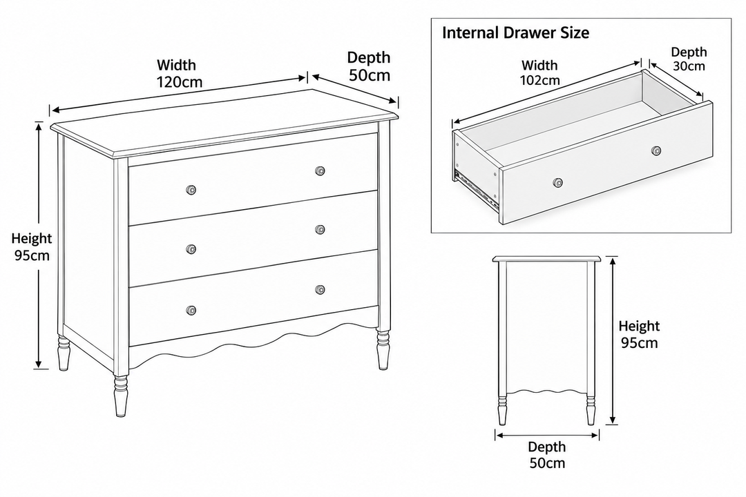 Commode Heritage Vintage - Miel
