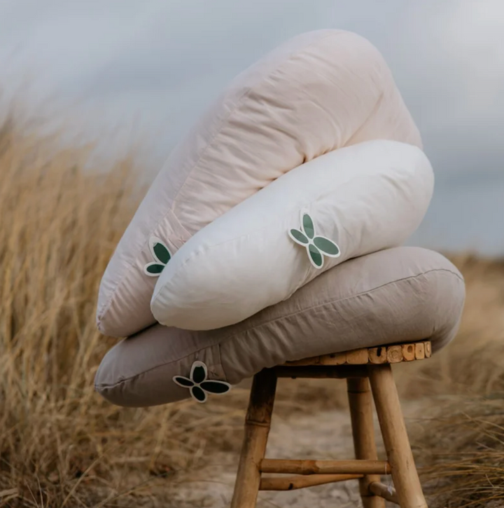 Housse élégante de coussin d'allaitement en kapok biologique