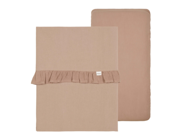 Ensemble Drap Plat Et Drap Housse - Volant Faro