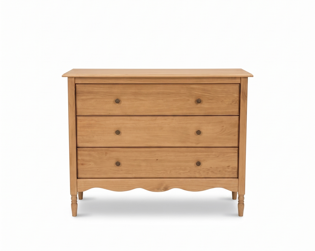 vintage nursery style wooden changing dresser