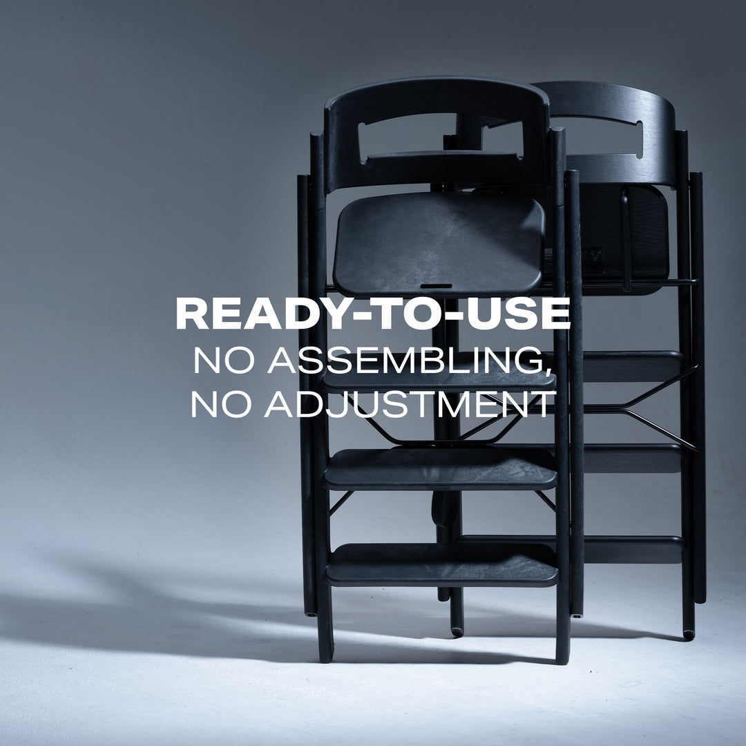 KAOS KLAPP® high chair - Wood