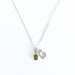 MAYLI Silver Birth Stone Pendant - Multiple stones  - Hola BB