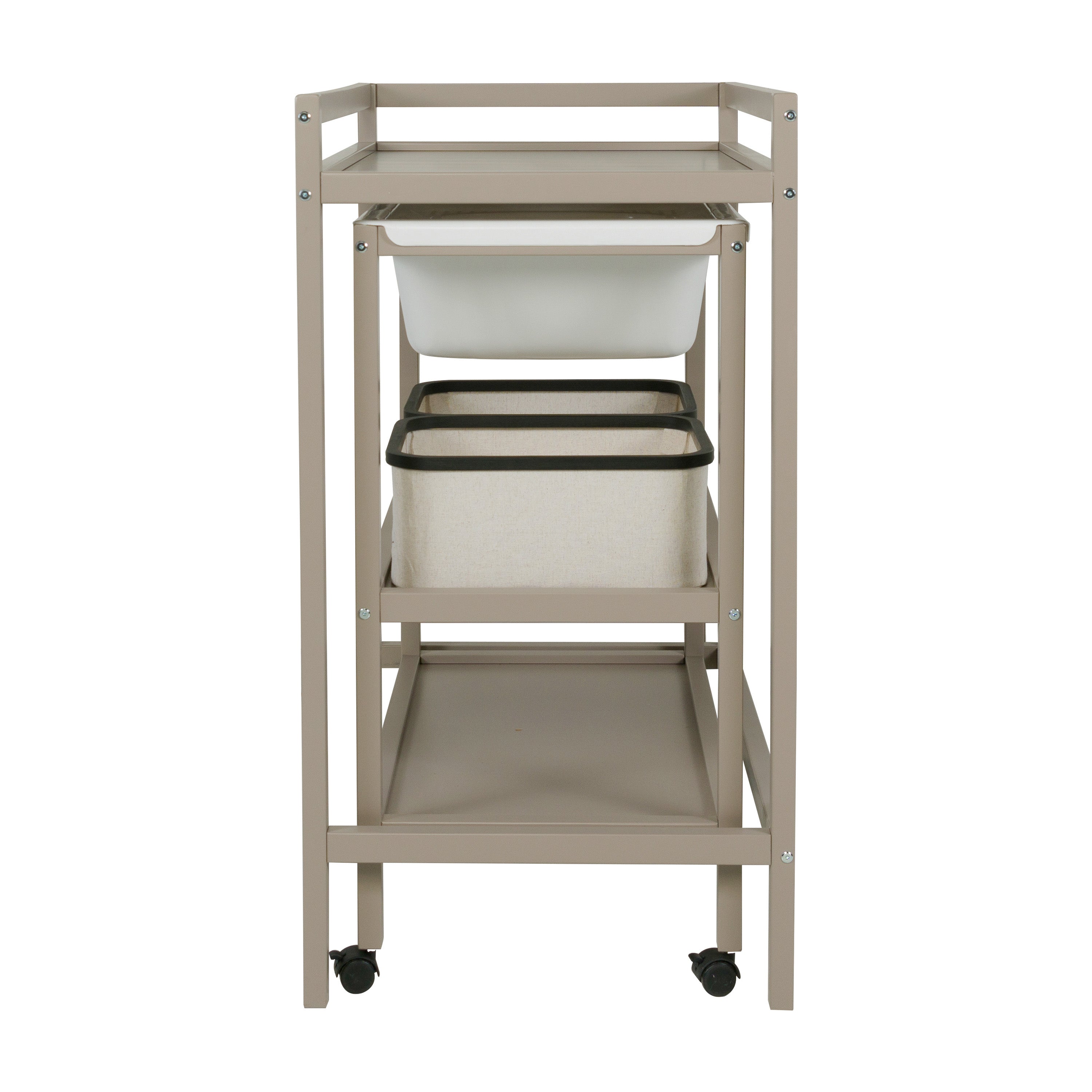 Quax Quax Changing Table With Bath - Basic - Stone  - Hola BB