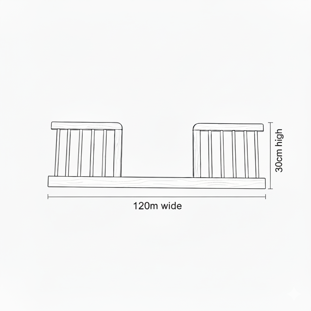 Rose Cot Day Bed Side