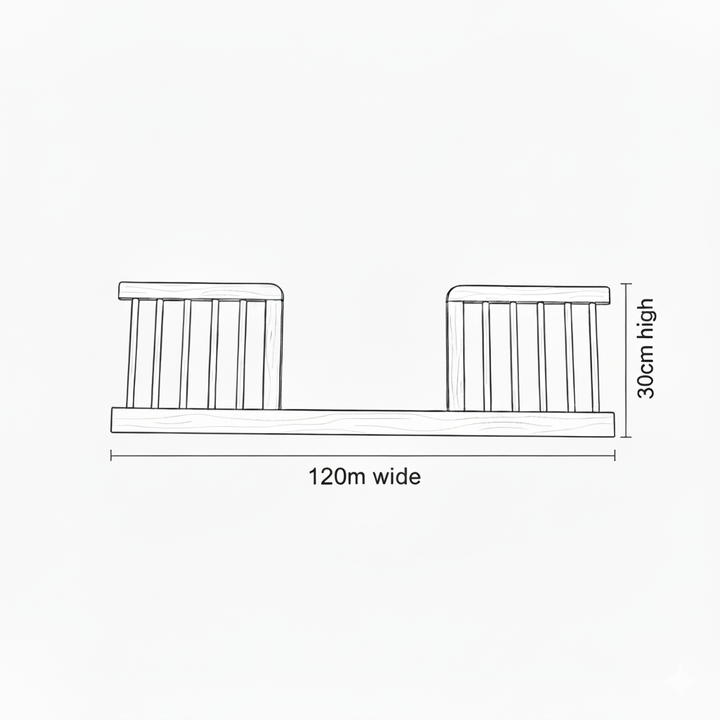 Rose Cot Day Bed Side