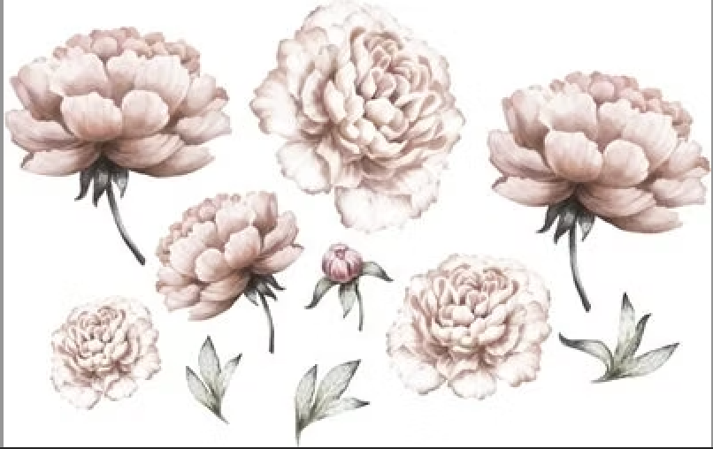 That's Mine Wall sticker - Peony Flower  - Hola BB