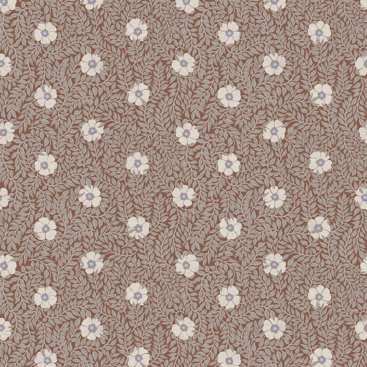 Summer Gray Kicki Wallpaper terracotta - Hola BB