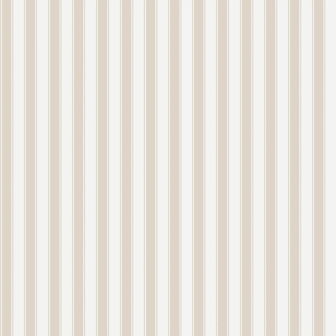 Summer Gray French Stripes Wallpaper beige french stripes - Hola BB