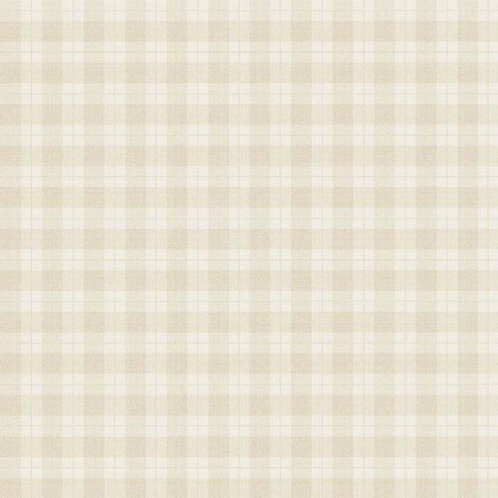 Summer Gray Kontroller Checks Wallpaper beige checks - Hola BB