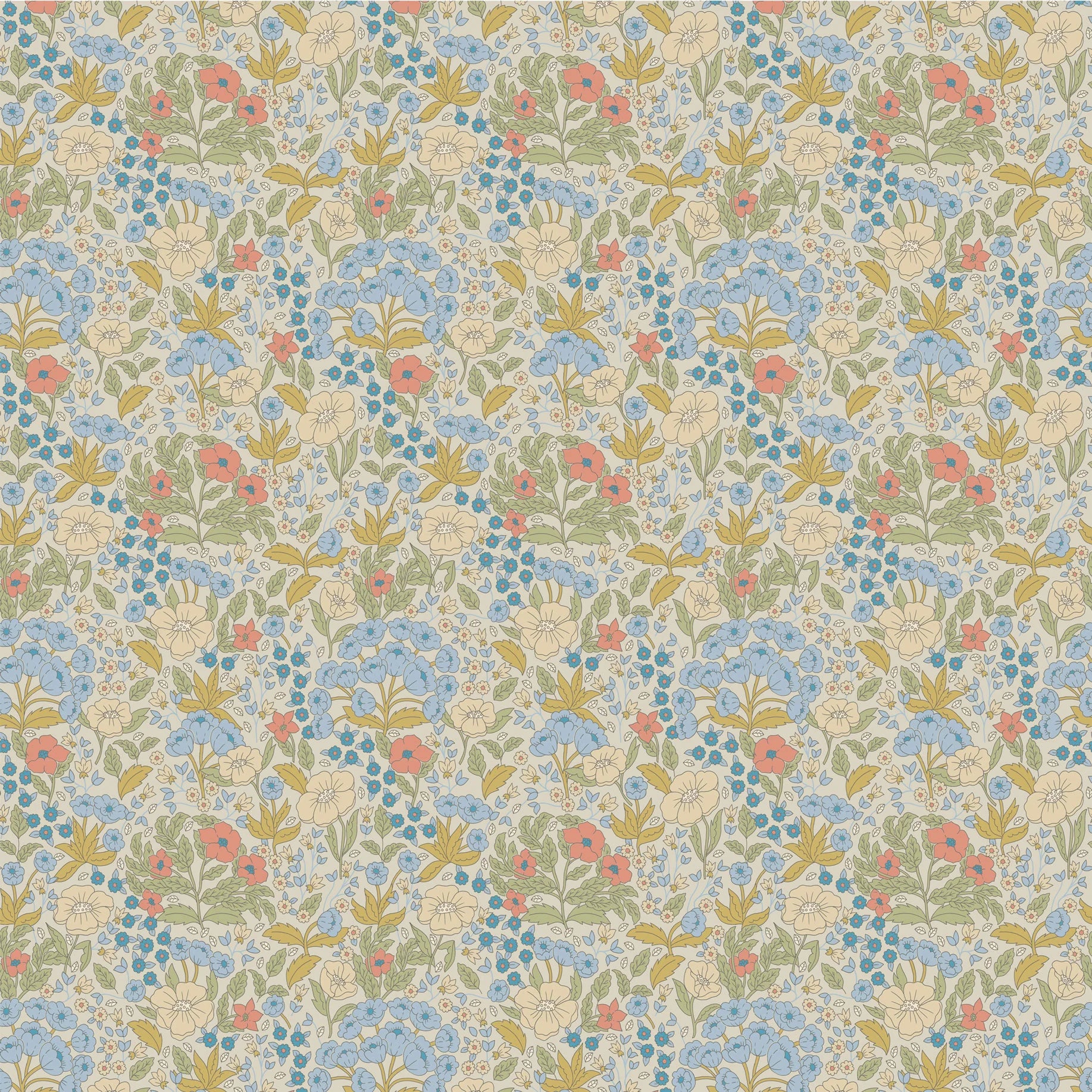 Summer Gray Doris Wallpaper  - Hola BB