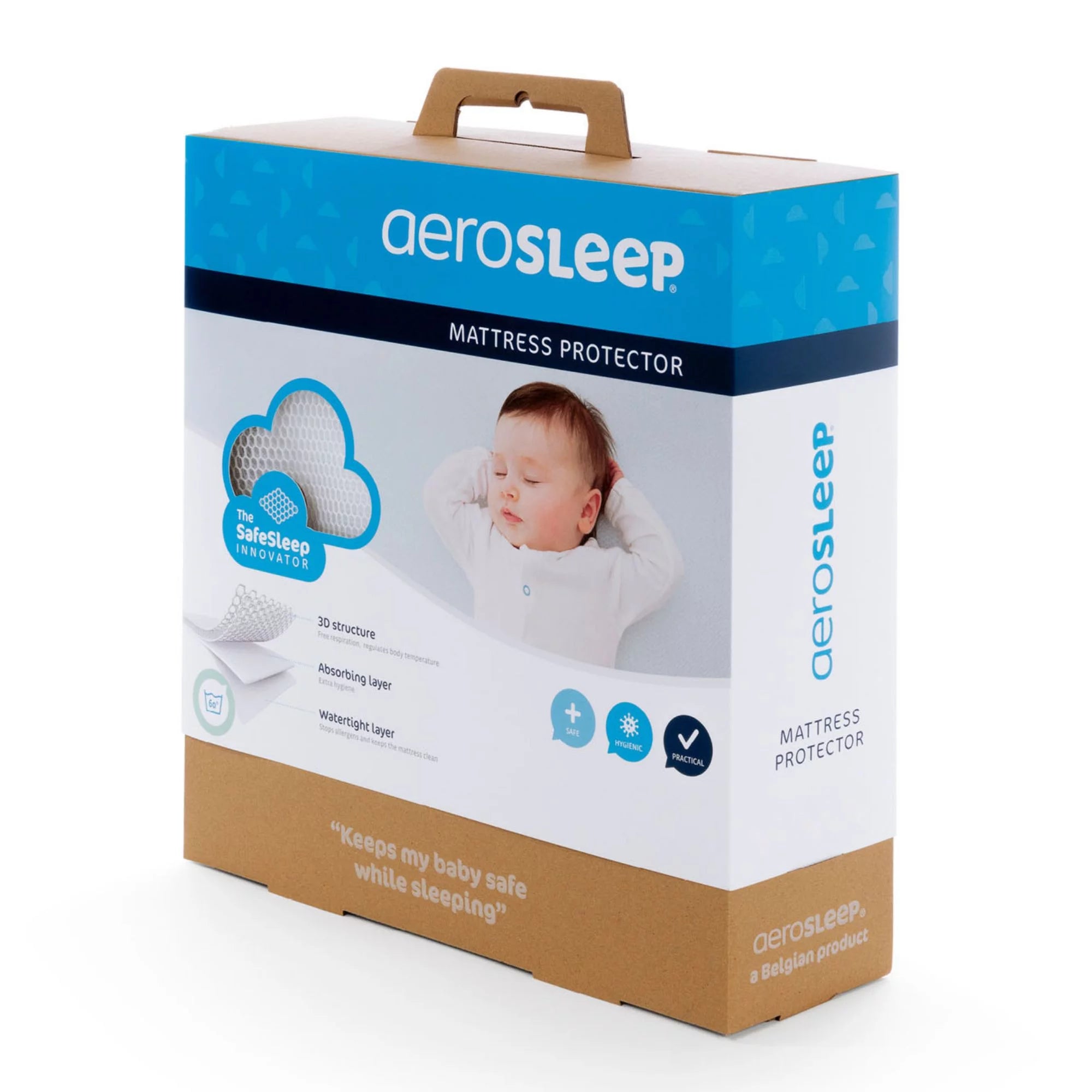 Aerosleep Aerosleep Sleep Safe Mattress Protector - 70x140  - Hola BB