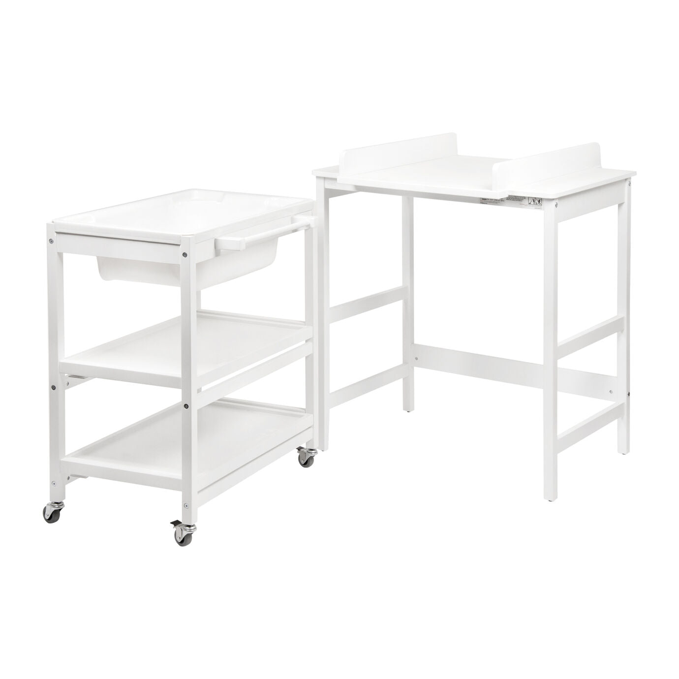 Quax Quax Changing Table With Tub Smart - White  - Hola BB