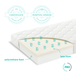 Woodies Premium latex crib mattress 90x40cm  - Hola BB