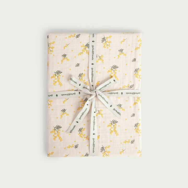 Garbo & Friends Fitted Sheet - Muslin 60x120 / Mimosa - Hola BB