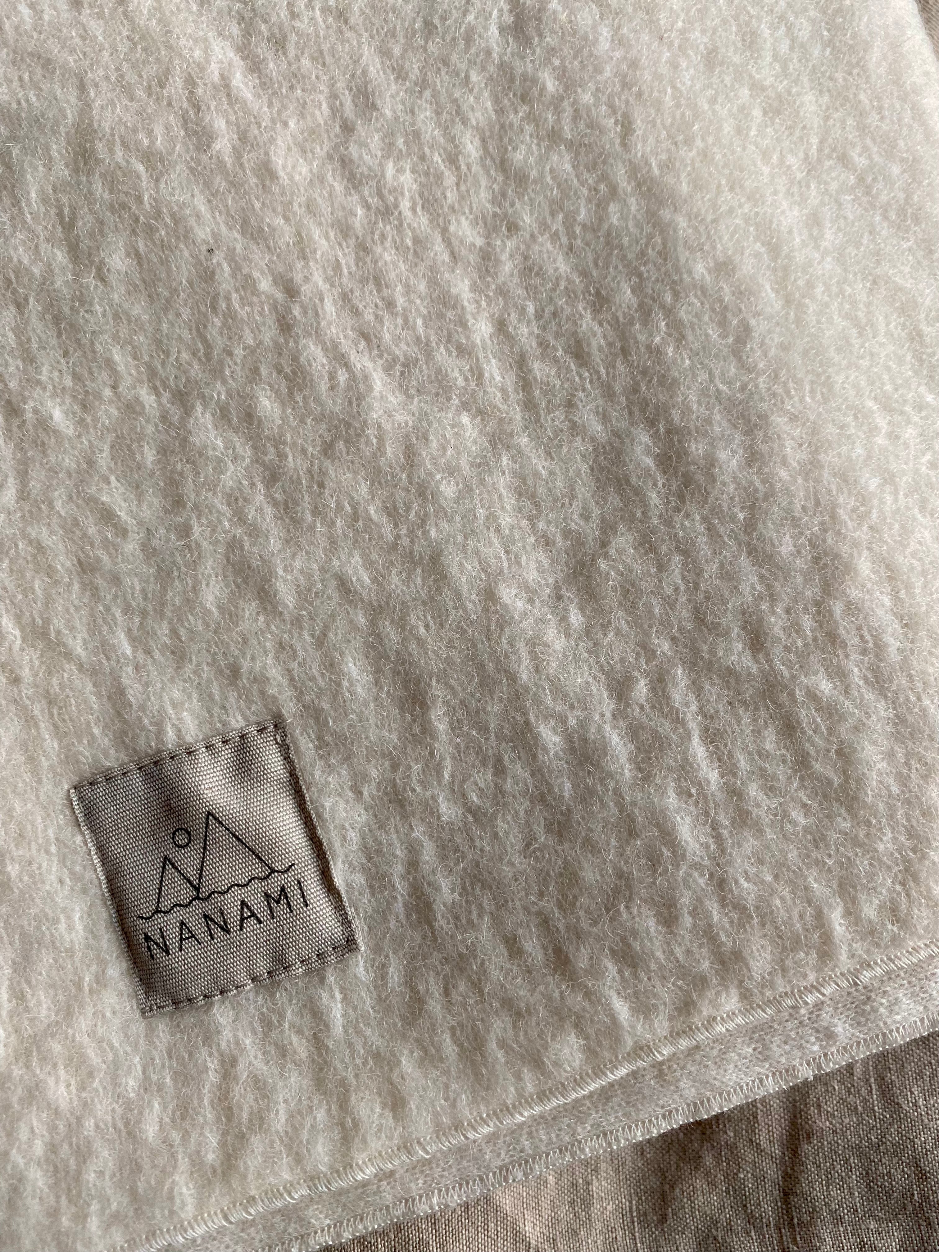 Nanami Wool blanket Cream  - Hola BB