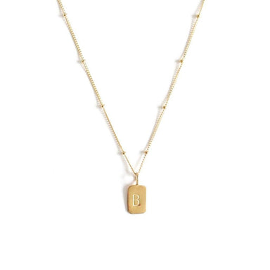 MAYLI Gold initial Pendant  - Hola BB