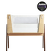 Gaia Baby Hera Co-sleep Crib - Natural Ash | Walnut  - Hola BB