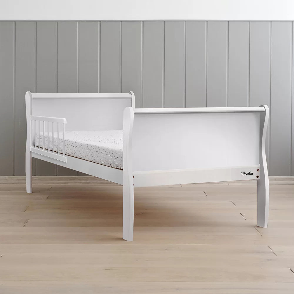 Woodies Woodies Noble Junior Bed White + Mattress  - Hola BB