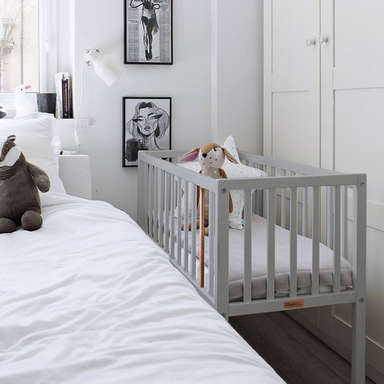 Woodies Stardust Crib - Grey  - Hola BB