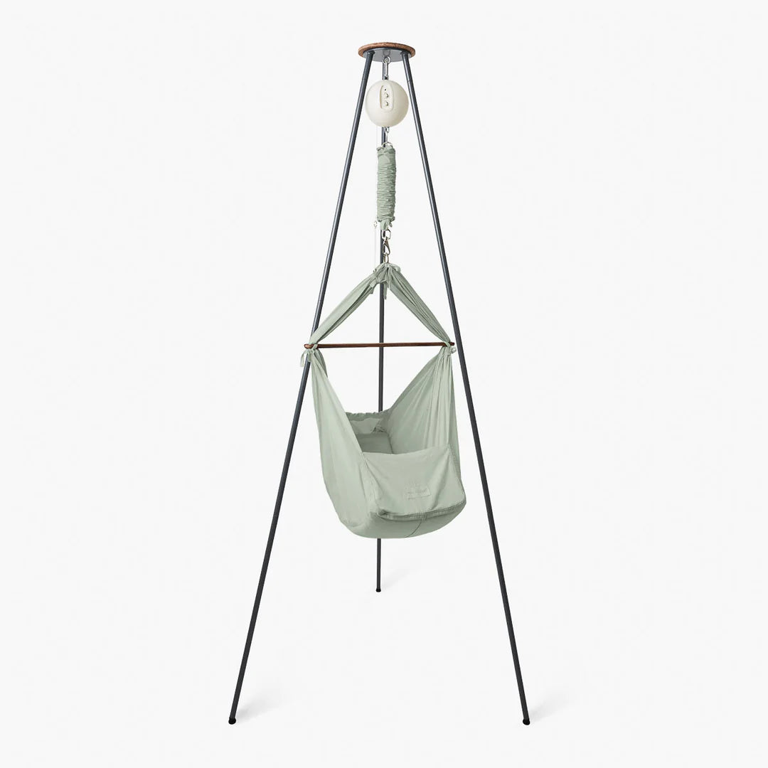 Moonboon Bundle - Baby Hammock, Motor and Tripod Stand Seagrass / Dark Grey Tripod - Hola BB