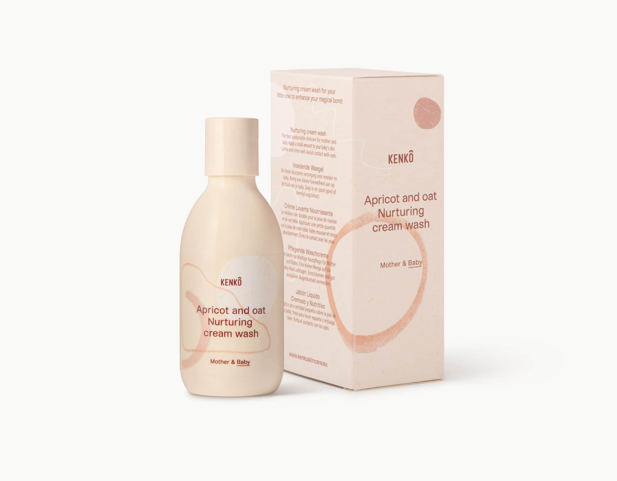 Kenko Apricot and Oat Nurturing cream wash  - Hola BB